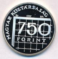 1997. 750Ft Ag "Labdarúgó VB" T:PP 
Adamo EM148
