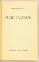 Kriza János: Erdélyi tájszótár. h.n., é.n., Erdélyi Helikon Barátai. Kiadói halina kötés, kissé folt...