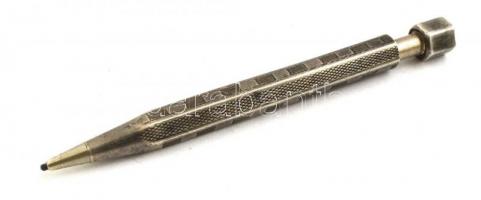 Ezüst (Ag.) ceruza béllel, jelzett, h: 8 cm, nettó 7,6 g