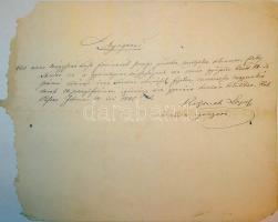 Egy politikus-jogász család története: Rendkívül érdekes hagyaték anyag az 1700-as évektől 1950-ig. Több, mint 300 levél, okmány, bizonyítvány köztük Kossuth Lajos 2 darab a Védegylet elnökeként saját kezűleg írt és aláírt nyugtája, Toldy Ferenc aláírása levélen, Serédi Jusztinián aláírása oklevélen, I. Ferenc és II. Ferenc rendeletei, rengeteg filatéliai szempontból érdekes bélyeg előtti és bélyeges levél, különösen sok 1850-es kiadással.  A levelezés Csiky Sándor, Ury József. Ury Lajos hagyatéka. Csiky Sándor, az 1848-as nemzeti függetlenségi törekvések lelkes híve, Kossuth támogatója. 1848-ban képviselő. Végigküzdötte a szabadságharcot; a hadbíróság halálra ítélte, amit kegyelemből 6 évi kufsteini várfogságra változtattak. (Ebből az időszakból sok neki Kufsteinbe írott levél található az anyagban.) 1860-tól Eger polgármestere, 1861-től ogy.-i képviselő. A parlamentben mindig radikális álláspontot képviselt.   Unokaöccse, Ury József ügyvéd, a Károlyiak kizárólagos jogásza.   Fia, Ury Lajos kúriai biró, a Lipót-rend kitüntettje. Fehértemplomon, Kassán, majd Pesten volt bíró, míg végül kúriai kinevezésig jutott. / The life of a jurist family. Very intersting legacy of more than 300 historical documents from the XVIII. century to 1950. More than 300 letters and documents including two autographs of Lajos Kossuth, autographs of Ferenc Toldy, Serédi Jusztinián, orders of Franz I. and Franz II. many pre-stamp covers, and stamp covers (many of the 1850 issue). Nice lot, worth to see