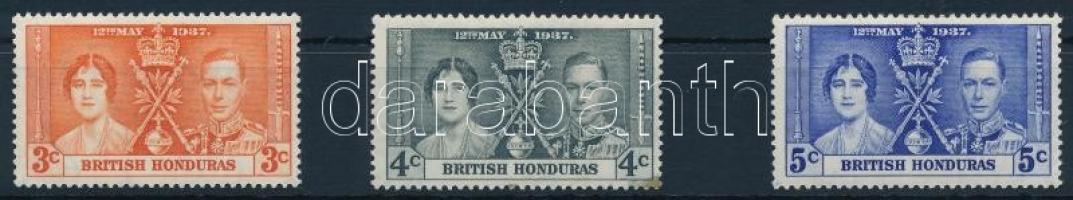 VI. György és Erzsébet megkoronázása  sor, George VI. and Elizabeth's coronation set