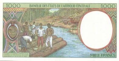 Közép-Afrikai Államok/Gabon 1993-2000. 500Fr, 1000Fr T:I