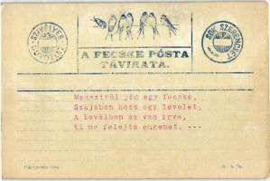 A Fecske Pósta távirata / Telegraph of the swallow post