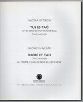 Fajcsák Györgyi: Tus és taó. Egy 20. századi kínai festőgéniusz, T'Ang Haywen. Bp., 2007, Hopp ...