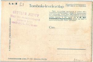 Három királyok hódolata. Tombola-levezelőlap I. a-3. / Biblical Magi. lottery postcard s: Éder Gyula...