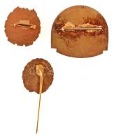 3db-os aranyozott, zománcozott jelvény és kitűző tétel a szocialista időszakból, benne "BAV 25 ...