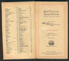 1912 Német-Dán nyelkönyv / German-Danish language-book