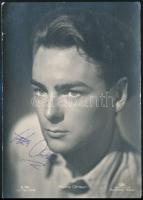 Heinz Ohlsen (1922-1999) német színész aláírt fotólapja, 14,5x10 cm