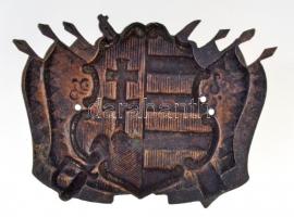 1947-1949. Tiszti társasági Br sapkajelvény (43x60mm) T:2