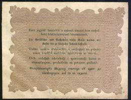 1848. 10Ft "Kossuth bankó" előlapon kézzel érvénytelenítve. T:restaurált