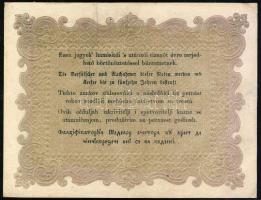 1848. 10Ft "Kossuth bankó" előlapon kézzel érvénytelenítve. T:restaurált