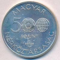 1986. 500Ft Ag "Labdarúgó Világbajnokság - Mexikó 1986" T:1(PP) 
Adamo EM95