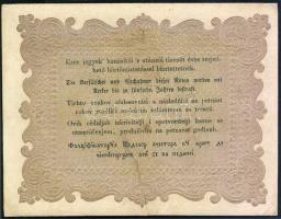 1848. 10Ft "Kossuth bankó" előlapon kézzel érvénytelenítve. T:restaurált