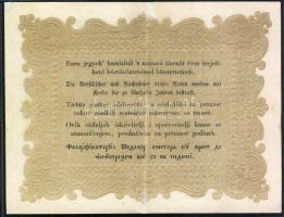 1848. 10Ft "Kossuth bankó" előlapi 10-es értékszám erősen jobbra tolódva. T:restaurált