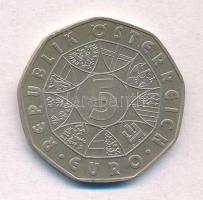 Ausztria 2004. 5E Ag "Osztrák labdarúgás 100. évfordulója" T:1-
Austria 2004. 5 Euro Ag &...