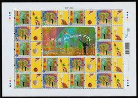 Greeting stamps sheet, Üdvözlő bélyegek teljes ív