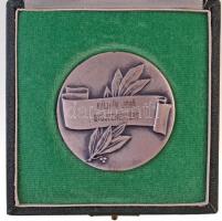 Iván István (1905-1968) 1963. "Nemzetközi Bélyegkiállítás - Sociphilex" ezüstpatinázott Br...