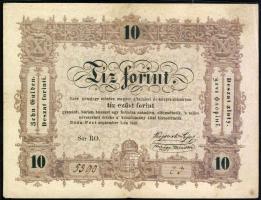 1848. 10Ft "Kossuth bankó"  szeptember szó után nincs pont!T:restaurált