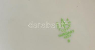 Hollóházi "Budapest korsó" ( 8db), matricás, jelzett, hibátlan, fém tetővel, m:11,5 cm (8×...