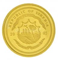 Libéria 2005. 10$ Au "Dél-Afrika - Krugerrand" (0,5g/0.585) T:PP
Liberia 2005. 10 Dollars...