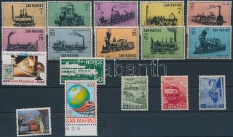 1954 - 2000  1 set + 7 stamps, 1954 - 2000  1 sor + 7 db bélyeg