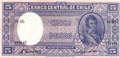 Chile 1947-58. 5P T:I
