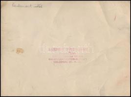 cca 1930 Parlamenti ülés, elnöki emelvény, Gárdonyi Fotoriport, gyűrődésekkel, 18x24 cm