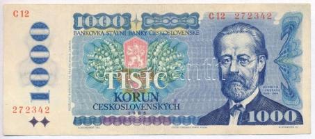 Csehszlovákia 1985. 1000K T:III Czechoslovakia 1985. 1000 Korun C:F  Krause 98