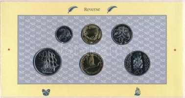 Új-Zéland 1990. 5c-2$ (6xklf) forgalmi sor díszkiadásban T:BU 
New Zealand 1990. 5 Cents - 2 Dollar...