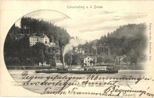 Linz, Calvarienberg a. d. Donau, steamship