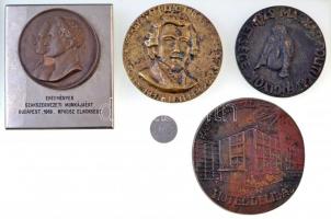 Vegyes, 10db-os szocialista plakett és emlékérem tétel T:vegyes