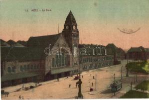 Metz, Le Gare / Bahnhof / railway station, tram