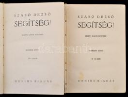 Szabó Dezső: Segítség! I-III. kötet, h. n., é. n., Genius. Kiadói egészávászon kötésben