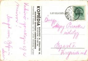 Komédia Orfeum. Budapest egyetlen varieté színháza, Kínai műsor reklámlap. Budapest VI. Jókai tér 10...