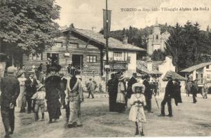 1911 Torino, Turin; Esposizione, Villaggio Alpino / alpine village, Expo