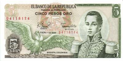 Kolumbia 1973-80. 1P, 5P, 10P T:I