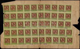 1924 Nyomtatvány 5.325000 K okmánybélyeggel