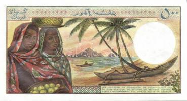 Komori szigetek 1976. 500Fr T:I