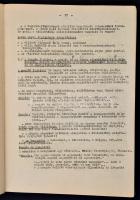 1968 Bp., Politikai Főiskola, kidolgozott államvizsga tételek filozófiából, gépelt kézirat, tűzött p...