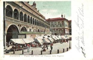 Padova, Piazza dell Erbe col Palazzo della Ragione / market square, palace (EK)