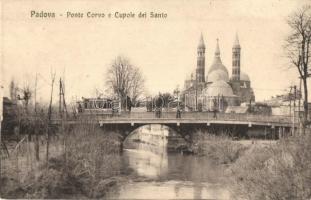 Padova, Ponte Corvo e Cupola del Santo / bridge, tram