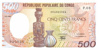 Kongó 1989.01.1 500Fr T:I