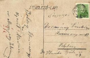 Hölgyek az öltözőben. Kézzel készített enyhén erotikus művészlap / Ladies in the dressing room. Hand...