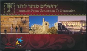 Jeruzsálem - generációról generációra alkalmi bélyegfüzet kiadás, Jerusalem From Generation To Generation topical stamp booklet edition