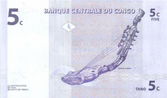 Kongó 1997. 1c, 5c, 10c, 20c, 50c, 1F, 5F T:I