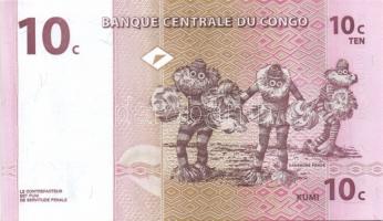 Kongó 1997. 1c, 5c, 10c, 20c, 50c, 1F, 5F T:I