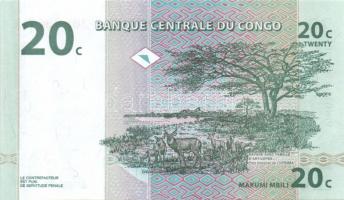 Kongó 1997. 1c, 5c, 10c, 20c, 50c, 1F, 5F T:I