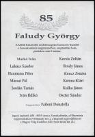 Faludy György (1910- 2006) Kossuth-díjas magyar költő, műfordító aláírása, kivágáson 15x22 cm