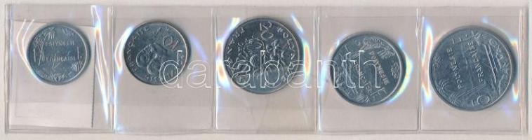 Francia Polinézia 2004. 1Fr-20Fr (5xklf) forgalmi sor T:1-
French Polynesia 2004. 1 Franc - 20 Fran...