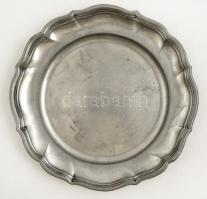 cca 1800 Ón tányér, jelzett (Block), d: 23 cm